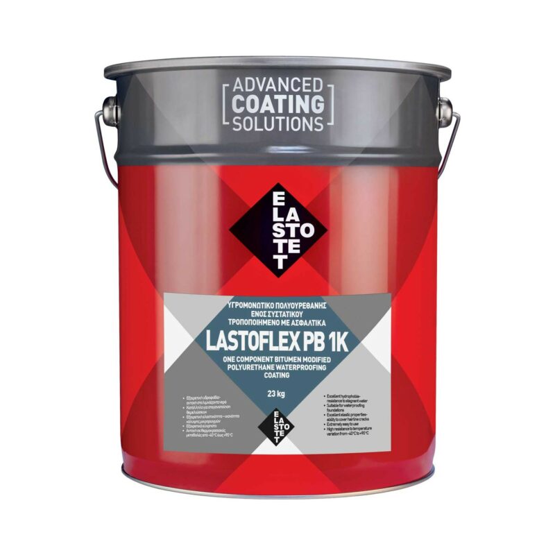 ELASTOTET LASTOFLEX PB black bitumen-polyurethane waterproofing pail – عازل زفت بولي يوريثان