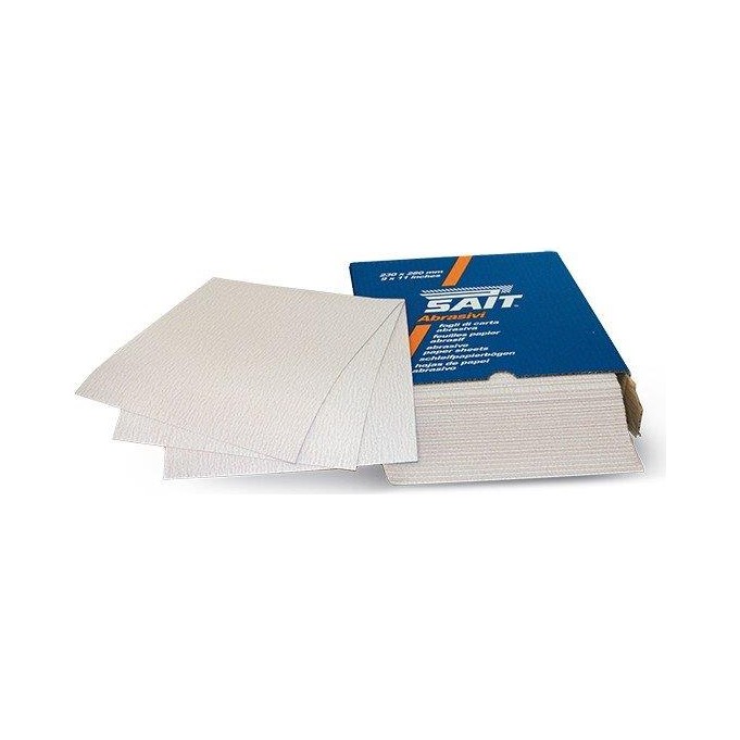 SAIT White Abrasive Sheets For Wood And Wall (Dry Use) – ورق حف يدوي أبيض
