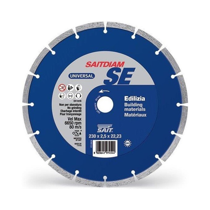 SAIT Laser Diamond Cutting Discs For Building Materials – ديسك إلماس للرخام