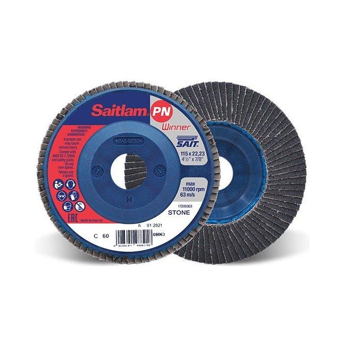 SAIT Saitlam Flap Discs For Marble – ديسكات مضلع للبلاط