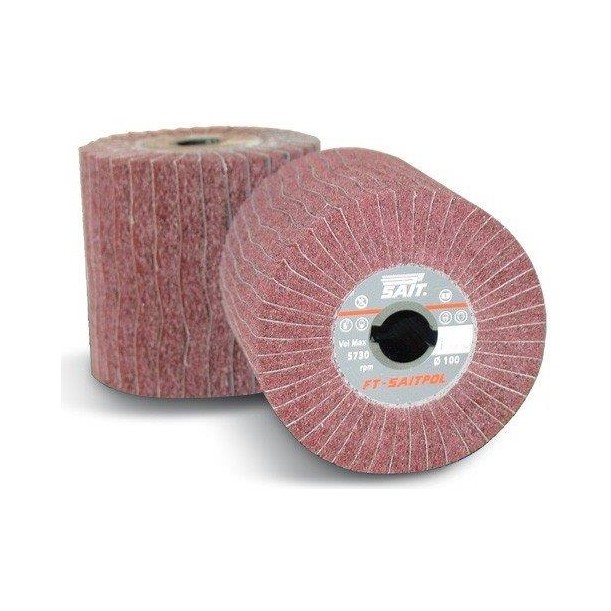 SAIT Saitpol Mixed Flap Wheels W/Flange For Stainless – دولاب سيف سمبادج